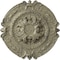 Ekena Millwork Southampton Ceiling Medallion (Canopies up to 2 3/4"), 16 3/8"OD x 1 3/4"P, Castle Stone Crackle CM17SOCSC - alternate 1